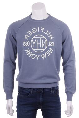 TOMMY HILFIGER Maglia Uomo Maglione stile felpa con stampa B