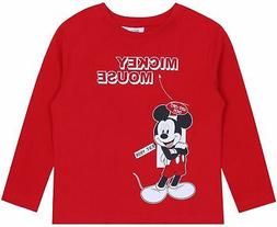 Maglietta rossa con un stampo, Topolino Mickey DISNEY