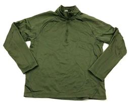 Champion Maglione 1/4 Zip Pullover Donna Taglia Large Verde 