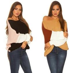 Maglione da donna felpa maglioncino pullover maglia lunga in