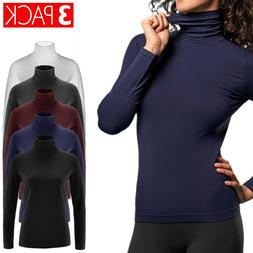 Maglione Donna 3 PACK Invernale Lupetto Termico Dolcevita Co