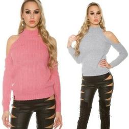 Maglione donna felpa maglia maglietta collo alto dolcevita i