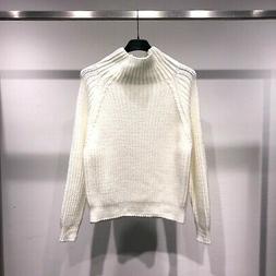 Maglione donna maglia pullover golfino lupetto invernale nuo
