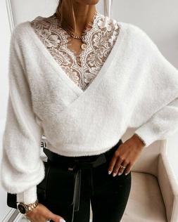 maglione maglia cardigan donna felpa pile bianco morbido ele