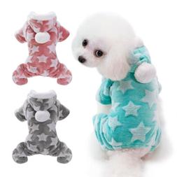 Maglione Pigiama per Cane Cucciolo Di Felpa in pile per Cani