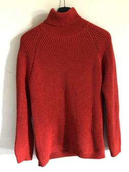 Maglione uomo collo alto ZARA rosso taglia xl