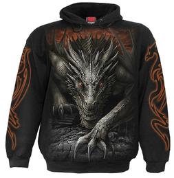 Spiral Direct Majestic Draco Felpa / Biker / Goth/Teschio/Re