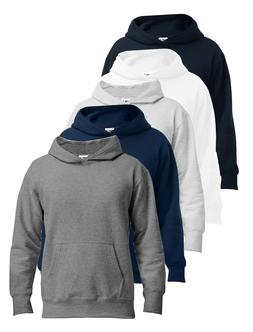 Gildan Martello Pesante Misto Cotone con Cappuccio Sweat. Fe