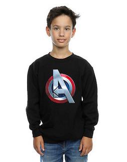 Marvel Bambini e ragazzi Avengers 3D Logo Felpa