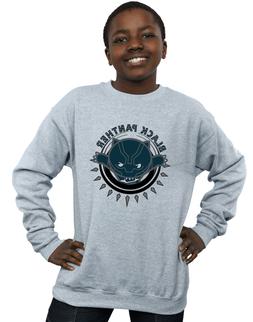 Marvel Bambini e ragazzi Kawaii Black Panther Pounce Felpa