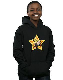 Marvel Bambini e ragazzi Kawaii Captain Marvel Felpa Con Cap
