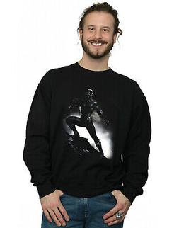 Marvel Uomo Black Panther Standing Pose Felpa