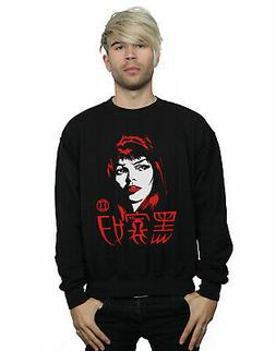 Marvel Uomo Black Widow Chinese Logo Felpa