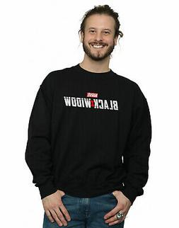 Marvel Uomo Black Widow Movie Logo Felpa