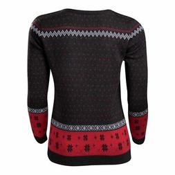 Disney Mickey & Minnie Natale Donna Felpa Grigio Scuro/Rosso