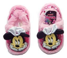 Minnie Mouse Disney Felpa Gomma Fondo Pantofole Bambini Tagl
