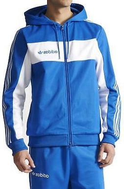 ADIDAS MINOH HOODED GIACCHETTO UOMO AZZURRO