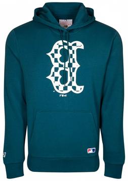 New Era - MLB Sox di Boston Rosso Intaso Logo Felpa con Capp