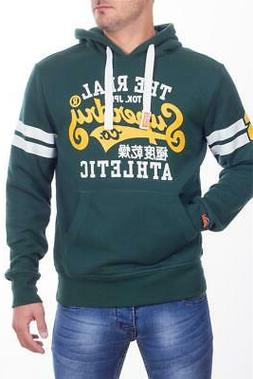 MO 185161 Felpa superdry cappuccio VERDE Y7 SUPERDRY