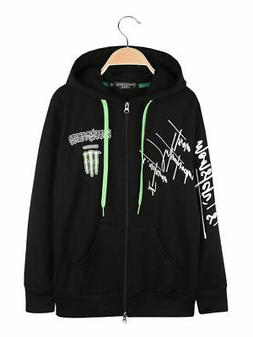 Monster's Legend felpa pesante con zip e cappuccio bambino