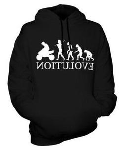 Moto Quad Evolution Of Man Unisex Felpa con Cappuccio Uomo D
