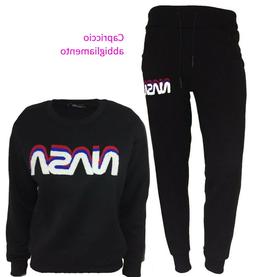 YR058 nasa completo tuta donna da ginnastica sportiva sweet 