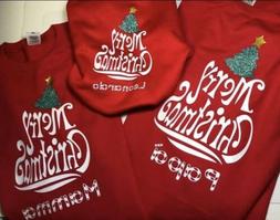 NATALE- ADULTO/BAMBINO-T-SHIRT MANICA CORTA/LUNGA-FELPA MAGL