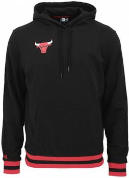 New Era - NBA Chicago Bulls Striscia Costola Felpa con Cappu