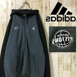 Adidas NBA Detroit Pistoni Performance Logo Ricamato Grande 