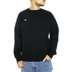 Dickies New Jersey Crew - Black - Felpa Girocollo Uomo Nera 