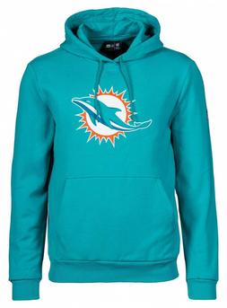 New Era - NFL Delfini De Miami Logo Squadra Felpa con Cappuc
