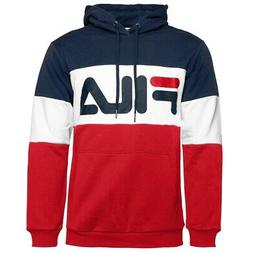Fila Notte Bloccato Felpa Sweatshirt Uomo Casual Cappuccio P