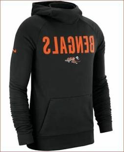Nuovo Nike Asciutto Uomo Giacca NFL Cincinnati Bengals Drifi