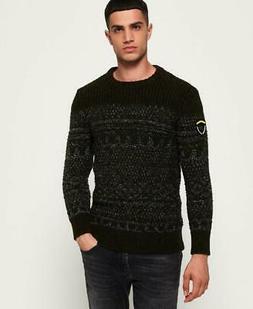 Nuovo con Etichetta Uomo Superdry Blackstone Maglia Felpa 2X