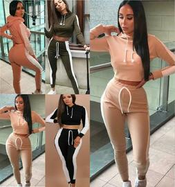 Nuovo Donna Ragazze Corto Felpa E Pantaloni Lounge Abbigliam