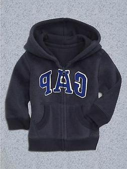 Nuovo Gap Blu Pile Felpa con Logo Taglia 0-3-6-12-18-24M