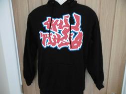 Nuovo Limp Bizkit Graffiti Logo Uomo Nero Cappuccio S Fruit 