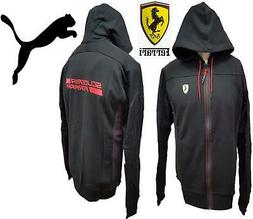 Nuovo Puma Uomo Ferrari Felpa Zip Giacca Pullover Felpa Casu