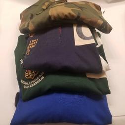 Nuovo Uomo Polo Ralph Lauren Luce Felpa con Cappuccio Maglio