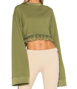 Nwt PUMA le Misure Fenty Da Rihanna Corto Felpa Manica Lunga