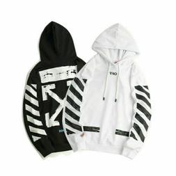 OFF WHITE Felpa da uomo con classico con cappuccio da donna 