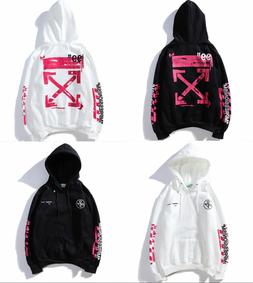 OFF WHITE OW Freccia Rosa Graffiti Uomini e Donne Casuale Fe