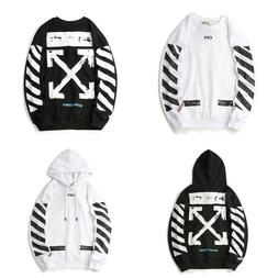 OFF WHITE Uomini Ragazzi Moda Con cappuccio Felpa Felpa Jump