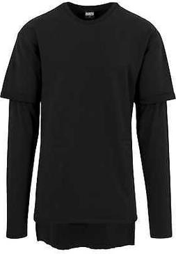Offerta Outlet Urban Classics Long 2 in 1 Terry Crew Streetw
