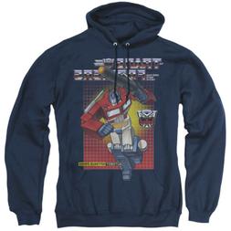 Transformers Optimus Prime Adulto Pullover con Cappuccio