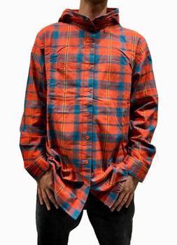 Nike Original 389857 800 Uomo Giubbino Camicia Felpa Con Cap