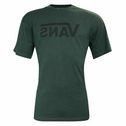 Vans Original Classic Large Logo Tee Mens T Shirt Forest Gre