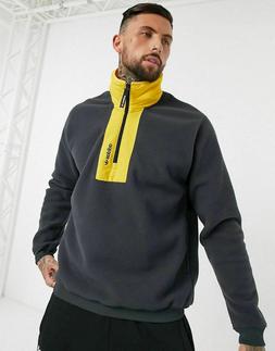 Adidas Originali Adventure Pile Crew Uomo Grigio Solido Abbi