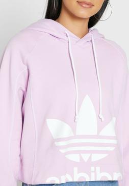 Adidas Originali Corto Cappuccio Donna Trasparente Lilla Bia