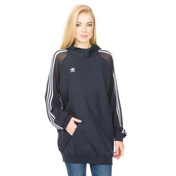 Adidas Originals 3 Strisce Lungo Felpa con Cappuccio Blu